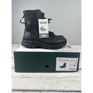 BOTAS PRO Waterproof  8" Side Zipper Tactical Boots Men's Size 11 Black